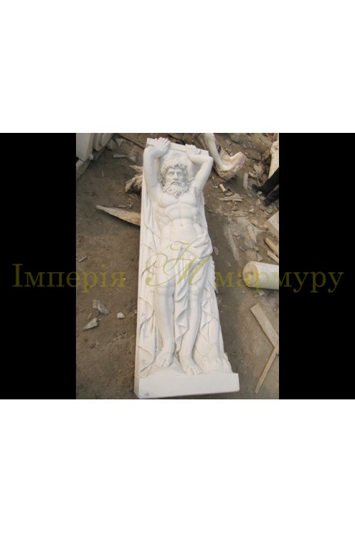 Скульптура из мрамора Атлант 16-42